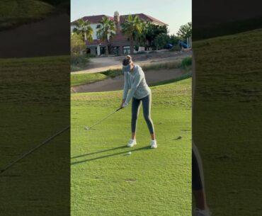 Beauty & Golf! Chiara Noja amazing golf swing! #golfshorts , #golf , #bestgolf ,#alloverthegolf