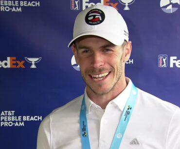 Gareth Bale Thursday Flash Interview 2023 AT&T Pebble Beach Pro-Am
