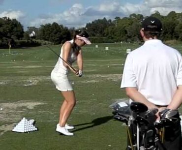 Sandra Gal Golf Swing