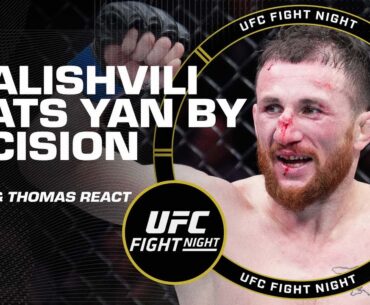Yan vs. Dvalishvili Reaction: Merab was relentless throughout – Din Thomas | UFC Post Show
