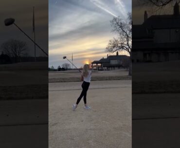 Great golf swing #shorts #golfgirl #golfer
