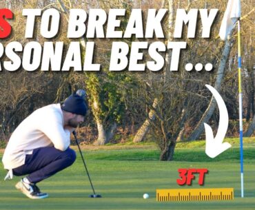 BREAKING MY BEST EVER SCORE AT OUR HOME COURSE?!