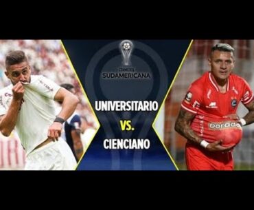UNIVERSITARIO VS CIENCIANO EN VIVO 🔴⚽ la u gana 2 a 0 con goles de Quispe y Herrera!
