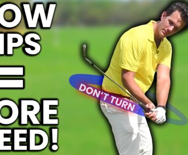 "SLOW YOUR HIPS!" This Never Before Seen Downswing Move Gets You Huge Distance