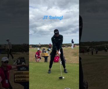 Justin Thomas swing at the 150th British Open. PGA Golf!