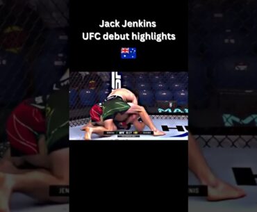 Jack Jenkins UFC Debut Highlights #ufc #ufc284 #mma