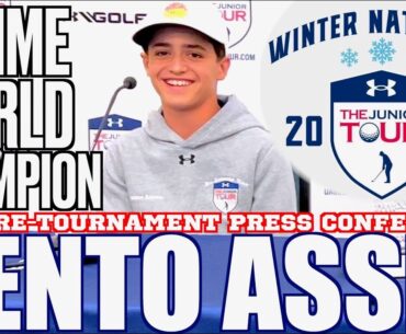 Bento Assis - The Press Conference - 2023 Winter Nationals - Junior Tour Powered by Under Armour