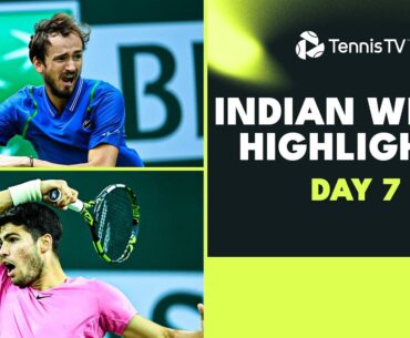 Medvedev & Zverev EPIC; Alcaraz, Sinner, Rublev all in Action | 2023 Indian Wells Day 7 Highlights