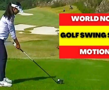 [NEW LPGA NO.1] ATTHAYA THITIKUL GOLF SWING SLOW MOTION | BEST GOLF SWING IRON AND DRIVER