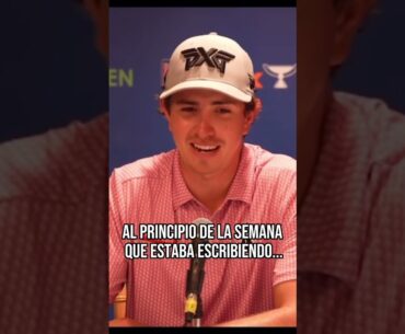 Nico Echavarría dedica su triunfo en el Puerto Rico Open a Colombia.
