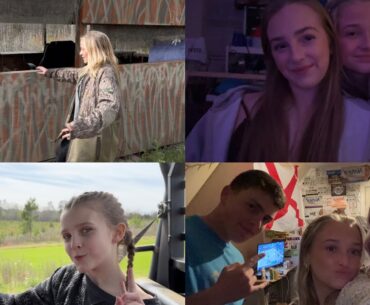 DAY IN THE LIFE VLOG//  riding golf carts, grwm, meet the fam!!!