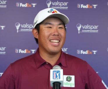 Byeong Hun An Thursday Flash Interview 2023 Valspar Championship