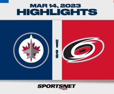 NHL Highlights | Jets vs. Hurricanes - March 14, 2023