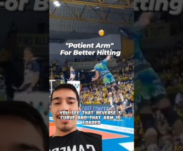 "Patient Arm" KEY FOR HITTING! -  Volleyball Performance Training