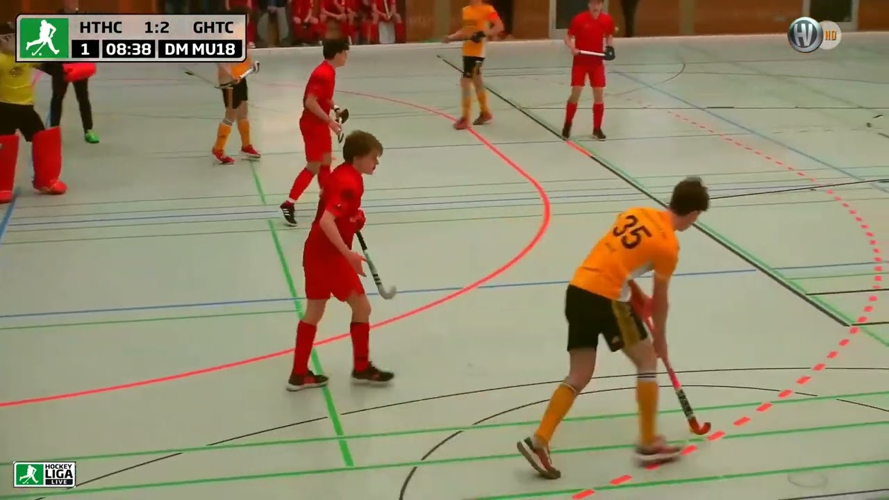 Deutsche Hallenhockey Endrunde M. U18 Harvestehuder THC vs. Gladbacher HTC 04.03.2023 RE-Livestream Deutsche Hallenhockey Endrunde M. U18 Harvestehuder THC vs. Gladbacher HTC 04.03.2023 RE-Livestream