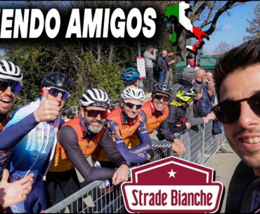 MI DÍA en la STRADE BIANCHE 2023 🍕🇮🇹 Bicis, Pizza y MUCHOS ESPAÑOLES