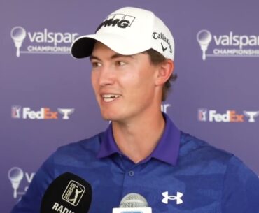 Maverick McNealy Thursday Flash Interview 2023 Valspar Championship