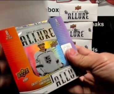 Out Of The Box Group Break #12,792- 2021-22 Upper Deck Allure (10 Box) Case Team Buy #3