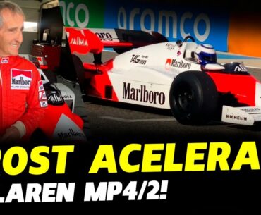 ALAIN PROST PILOTA MCLAREN MP4/2 NO BAHREIN | FÓRMULA 1 | GP EM CASA