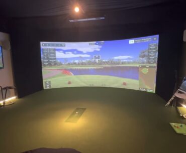 Couple of upgrades to this Home Golf Simulator!