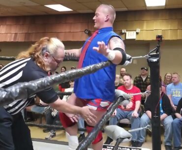 #TripleThreatMatch Ragnar The Ruthless vs. The Marman vs. Koda Jacobs (GLCW: Winter Warfare)