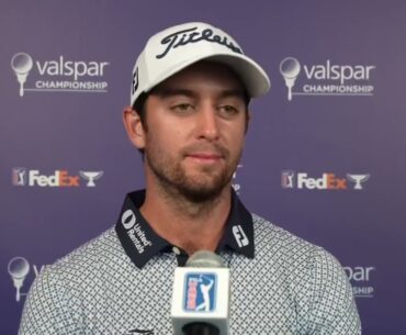 Davis Riley Friday Flash Interview 2023 Valspar Championship · Round 2
