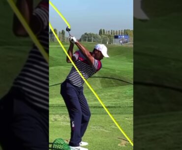 CRUSH the Ball After Creating a 'SWOOSH' Like Tiger! 🐯🚀 #shorts