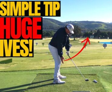 One Simple Adjustment for Longer Drives!