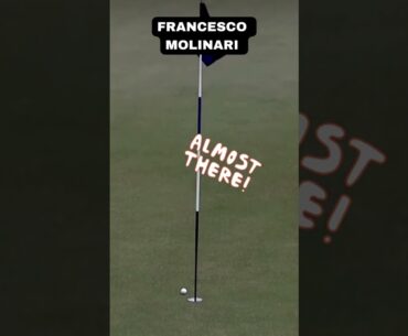 Francesco Molinari almost 😲