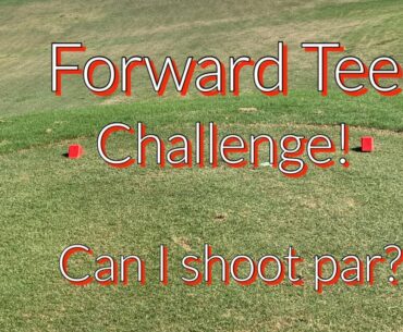 17 handicap - can I shoot par or better from the forward tees?