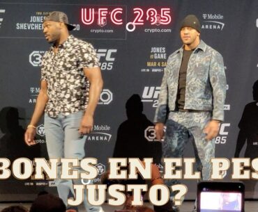 UFC 285,  ¿que nos dejo el pesaje oficial?