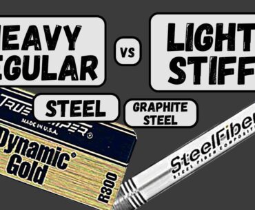 AeroTech SteelFiber i95 Stiff vs Dynamic Gold R300 Regular