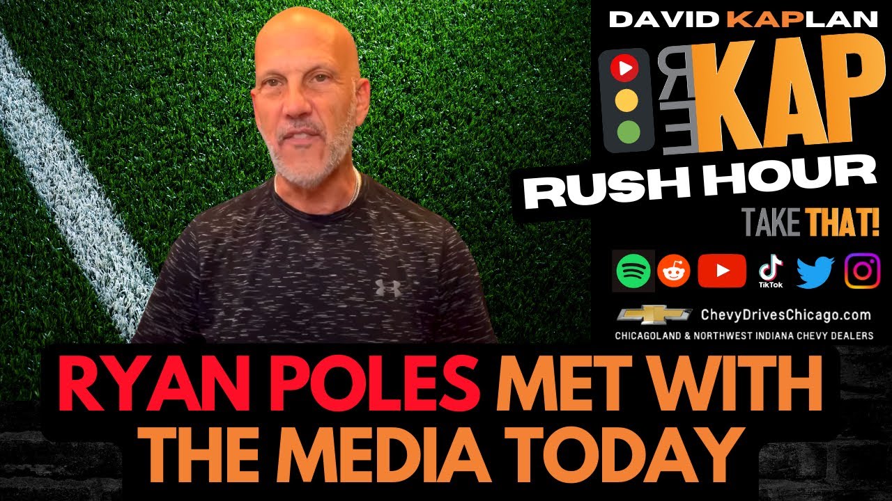 REKAP Rush Hour 🚗 Ryan Poles met with the media today REKAP Rush Hour 🚗 Ryan Poles met with the media today