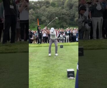 Tiger Woods swing 16th hole at Riviera  #golf #tigerwoods #genesisinvitational
