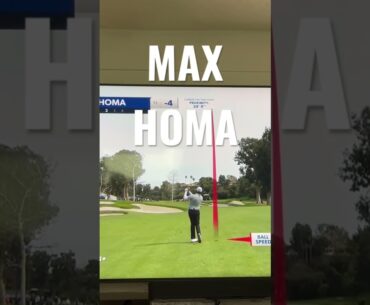 Max Homa silky action hip loading ground force power #hips #power #kpga #pga