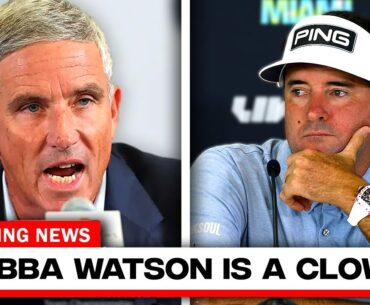 PGA Tour Slams LIV Golf and Bubba Watson Over Allegations