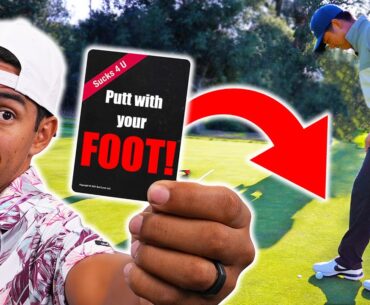 Bad Cards For Good Golfers! // Funniest 3v3 Match!