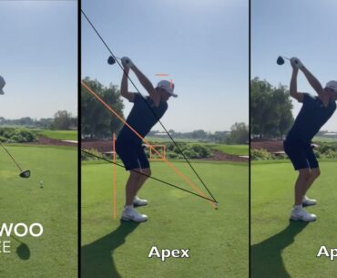 Min Woo Lee Driver Swing Study Slow Motion / Sequence