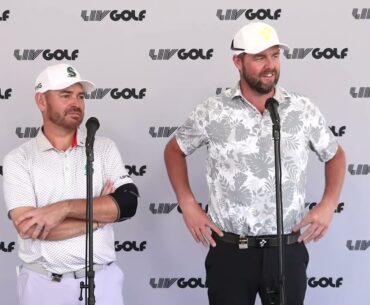 Marc Leishmand and Louis Oosthuizen Saturday Presser 2023 LIV Golf Tucson
