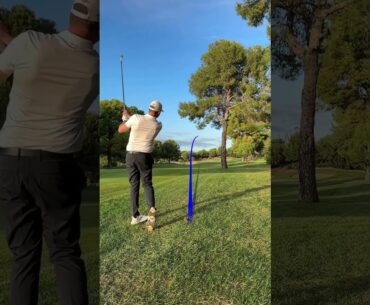 The low fade around and under a tree! Here’s how to play it ⬇️