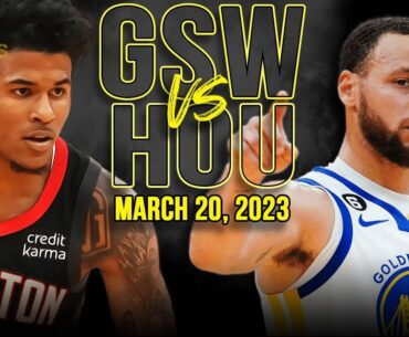 Golden State Warriors vs Houston Rockets Full Game Highlights | March 20, 2023 | FreeDawkins