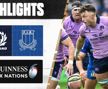 HIGHLIGHTS | Scotland v Italy | 2023 Guinness Six Nations