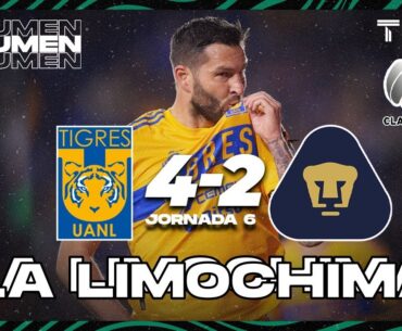 Resumen y goles | Tigres 4-2 Pumas | Liga Mx - CL2023 J6 | TUDN