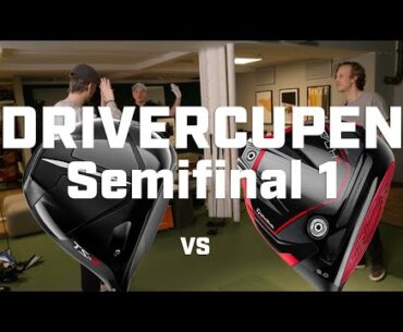 Drivercupen SEMI 1: Titleist TSR 2 vs TaylorMade Stealth 2