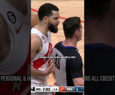 It Seems PERSONAL With Fred VanVleet & NBA Referee Ben Taylor 👀
