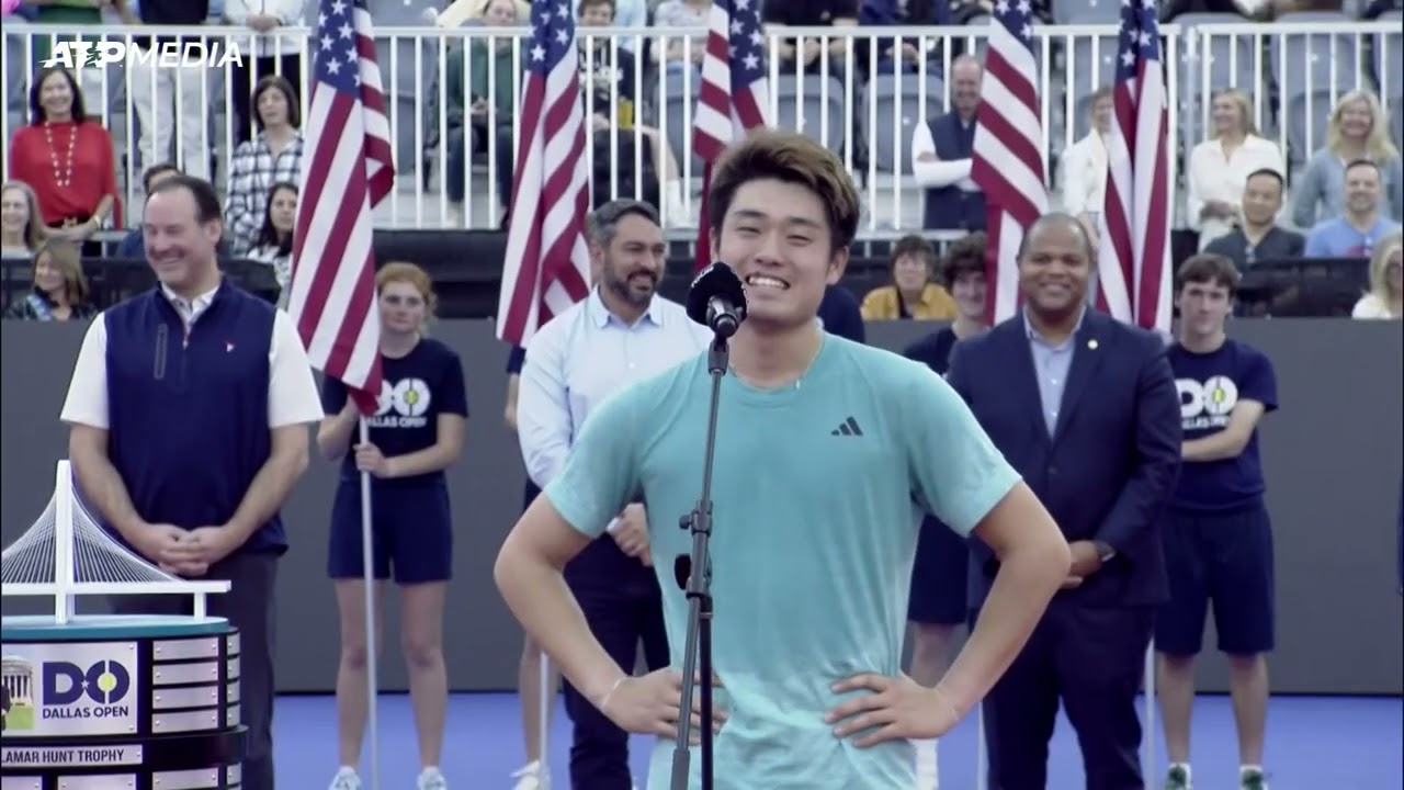 Wu Yibing becomes the first Chinese man to win an ATP Tour title at the Dallas Open Wu Yibing becomes the first Chinese man to win an ATP Tour title at the Dallas Open