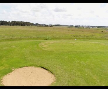 Golf de Belle Ile en Mer - drone aerial video - bleu - Hole#07