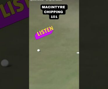Macintyre chipping in now in session  🏌🏼🔉