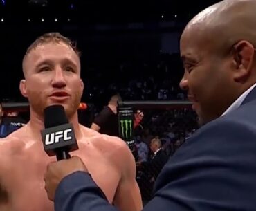 Justin Gaethje Octagon Interview | UFC 286