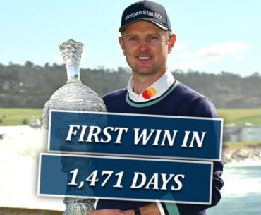 Justin Rose Finally Back! 1st European To Win Pebble Beach Pro-Am